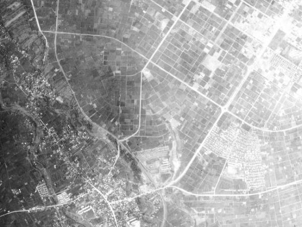 集団住宅地ができるまでは周りは田園地帯だった