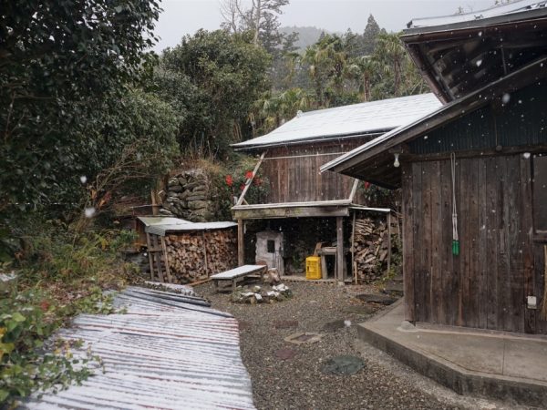 ゲストルームは畳の間で、民具のインテリアが魅力