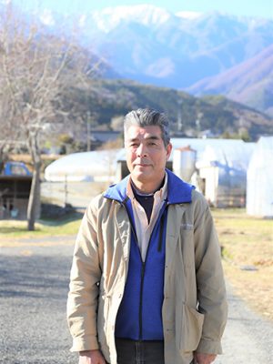 飯島流ワーケーション推進協議会のメンバーである田切農産の代表・紫芝勉さん