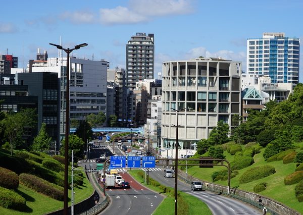 「高野」駅。日暮里舎人ライナーは、日暮里から見沼代親水公園までを結び、足立区西部を南北に貫く新交通システムだ