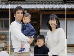 「恵那市ふるさと活性化協力隊」として岐阜県に移住してきた佐藤さん一家