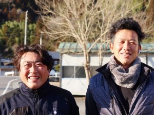 左が大家さん、右が荒井さん。とても楽しそうに仕事、そしてこれからの話をしてくださった