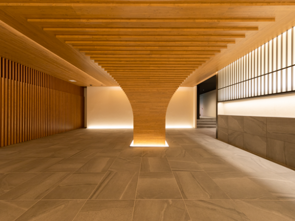 「MOCXION INAGI」のエントランスホール（画像提供：三井ホーム）