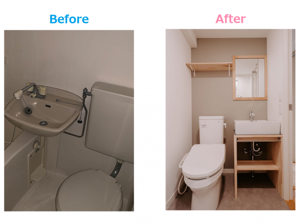 TOMOSではインテリアになじみやすいナチュラルなカラーのアクセントクロスを採用。同物件では4色用意され、部屋によって異なるそう。インテリアを考えるのも、この部屋で暮らす楽しみのひとつとなりそうだ