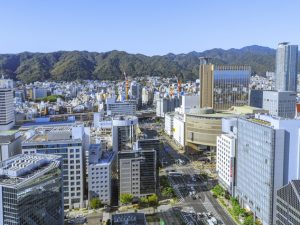 復興を遂げた神戸市・三宮の街