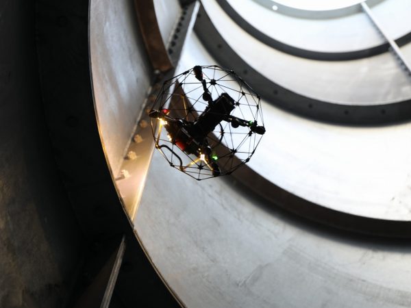 福島ロボットテストフィールド主催により実演展示会を実施した際の様子（写真提供/福島ロボットテストフィールド）