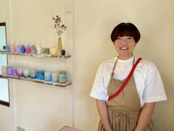 「harucandle」を運営するキャンドル作家の川野晴子さん