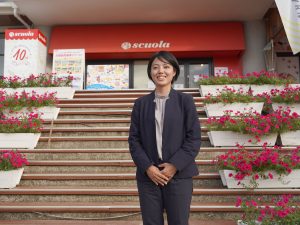 株式会社パソナグループ関西・淡路 広報部・諏訪ほのかさん。淡路島に移住して5年目。自然が近い環境が気に入っているという。最近の趣味はカヤックと釣り