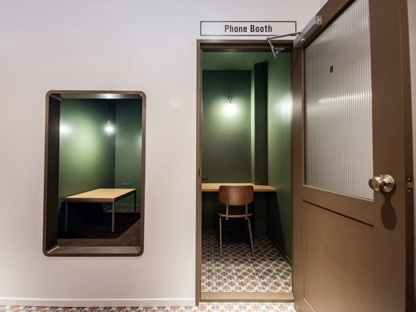 共用ラウンジ「Concentrate＆Coffee breakは、集中して仕事に取り組める雰囲気</BR>
写真提供：グローバルエージェンツ
