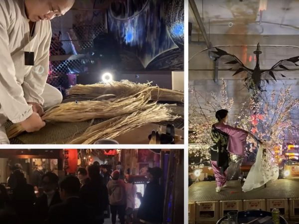 現在、雄一郎氏は南海電鉄の高架下空間のプロデュースにも関わっている（雄一郎氏の投映資料より）