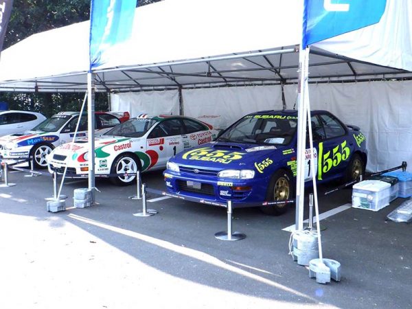 セリカとインプレッサWRX。往年の名車対決が実現