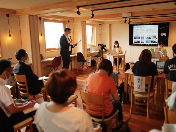 「岩宇まちづくり連携協議会」広域観光部会のホームページで紹介されている4町村の地図