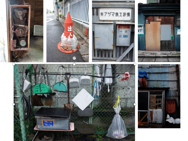 街のあちこちにアートがちりばめられた