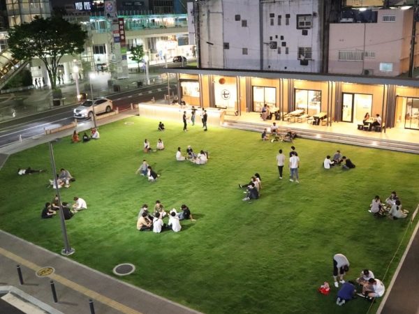 土地に芝生を植えるところからとよしばは始まった