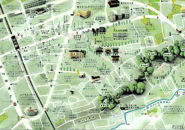 仙川地図研究所の地図は2･3年に1度改訂版を出している