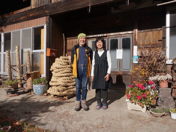 玄関に入った正面に見える梁が魅力的だったそうだ