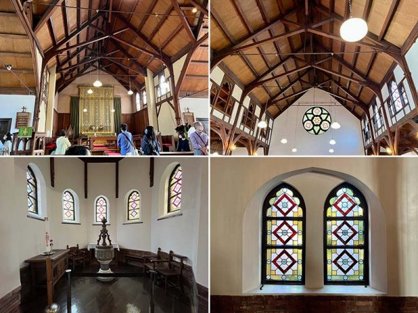 烏丸通から見た聖アグネス教会