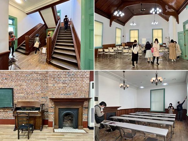 烏丸通から見た聖アグネス教会