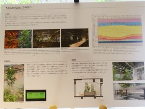 内覧会時の説明。さまざまな工夫を試行錯誤している