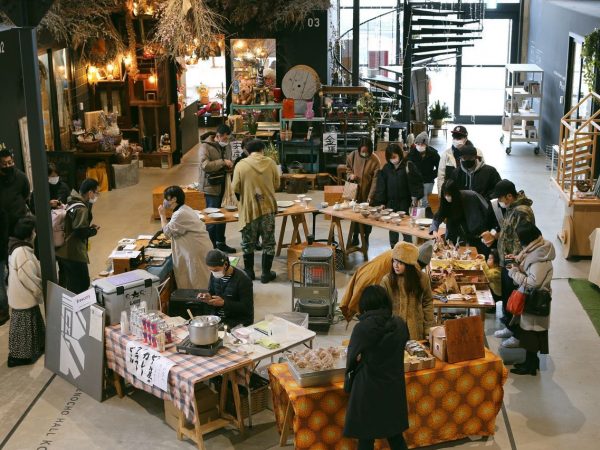 イベント時の様子。広さがあるのでさまざまな店舗に出てもらうことができる