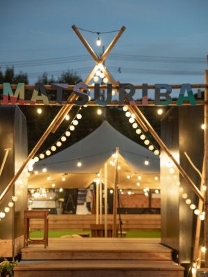 「BinO」の住宅展示場と、名古屋、東京に次ぐエイトデザイン第３の拠点としての機能も有する「MATSURIBA」