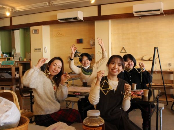 箱を組み合わせたレイアウト。いつでも変更できるメリットがあるそう