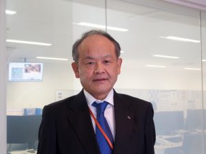 長谷工コミュニティ アウル24センターと、長谷工グループ技術研修センターを案内していただいた、長谷工コミュニティ 参与 西野順二さん