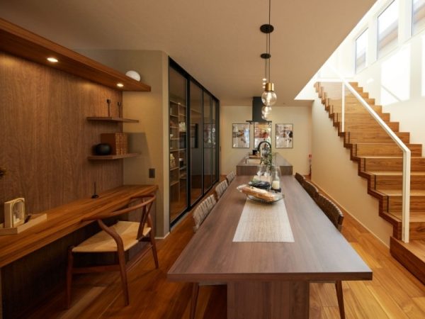 LDK空間では家族が集まる［アキュラホーム　成増展示場］