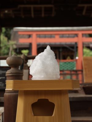 氷室神社のかき氷