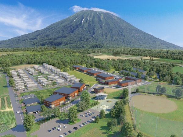 市街地に隣接した9haで開発される街区「ニセコミライ」のイメージ図