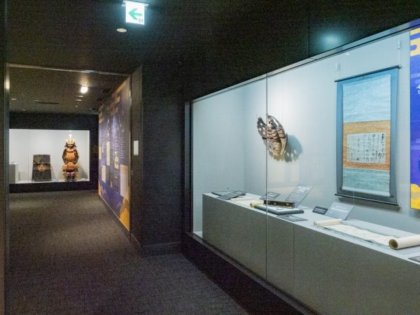 3階の関ヶ原合戦と岡山城主の展示