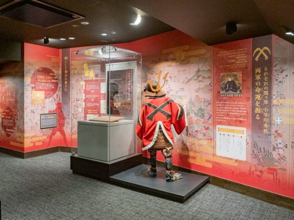 3階の関ヶ原合戦と岡山城主の展示