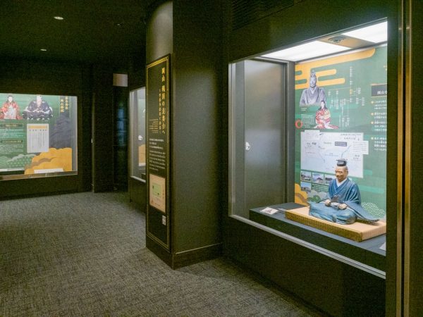 地下1階にある岡山城の模型展示