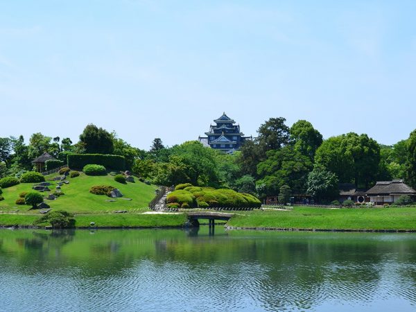 リニューアルした岡山城天守（提供：岡山市役所）