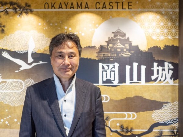 リニューアルした岡山城天守（提供：岡山市役所）