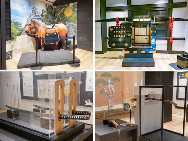 3階の関ヶ原合戦と岡山城主の展示