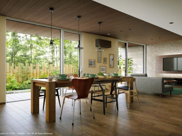 トリプルガラスと樹脂フレームを組み合わせた窓。 [高性能トリプルガラス樹脂窓 「APW 431 大開口スライディング]  YKK AP