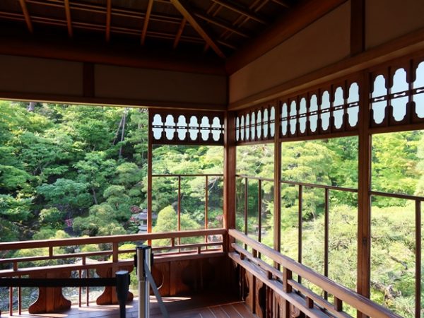 ２階大広間からの冬景色。こちらも格別だ