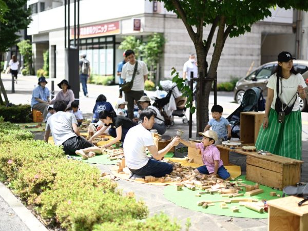 会場では子どもたちが遊べるコーナーも用意された。大人も子どもも遊べるイベントとなった。写真は6月開催時の様子