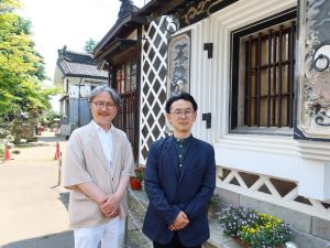 話を伺った斎藤さん（左）と津村さん。この独特の雰囲気を活かした再生をと活動をしている