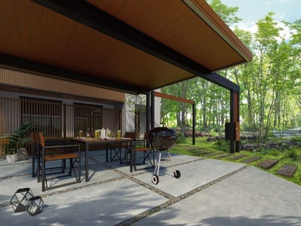 住宅に美しく調和するデザイン。新たなファサード空間を実現。[カーポートSC]　 LIXIL