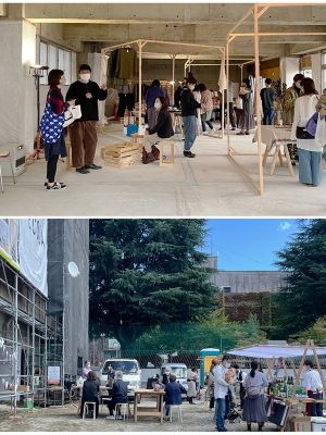 開業までに行われていたイベント。最初はなんだろうと遠めに見ていた人も徐々に参加、にぎわったそうだ