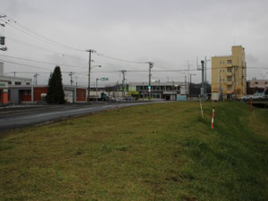 和田郁次郎邸跡地付近（出典：北広島市教育委員会）