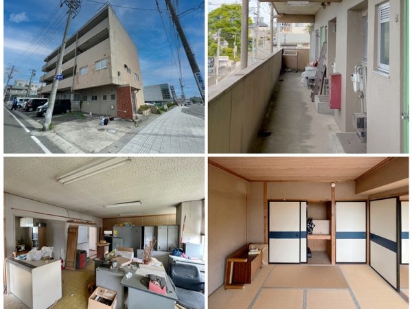 改修前の状態。砂壁の和室ばかりという古い物件だった