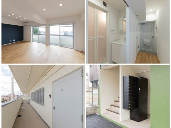 改装後。室内はもちろん、廊下、入り口なども大きく変わった