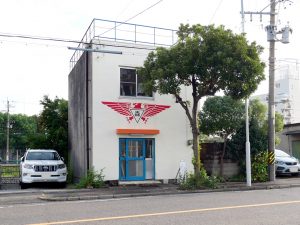 運河沿いに佇む「中川運河ギャラリー」