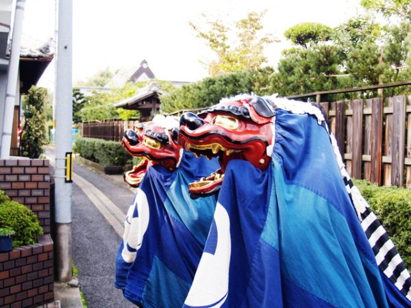 伊勢大神楽の獅子