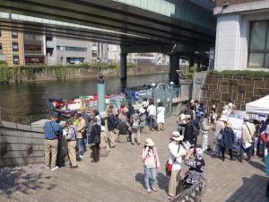 日本橋の船着場