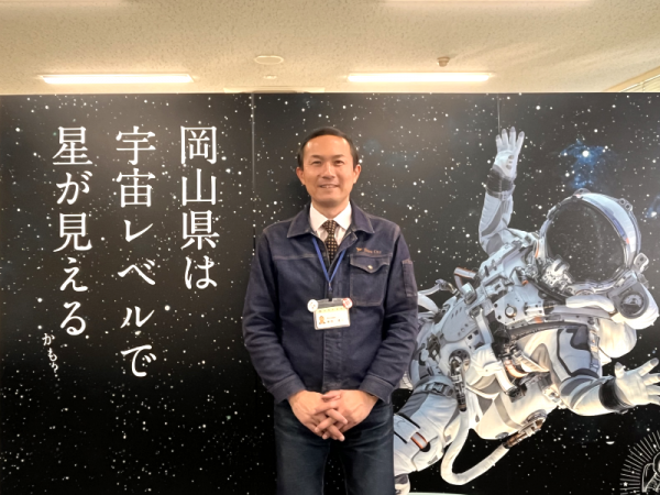美星天文台と天の川。美星町は1982年から「星の郷（さと）」として親しまれてきた（提供：美星天文台）