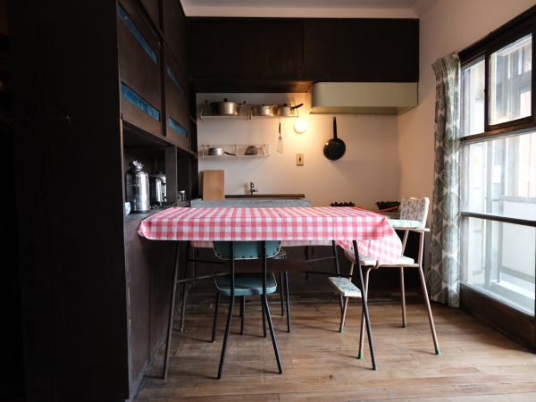 URまちとくらしのミュージアムに復元された蓮根団地のダイニングキッチン